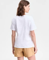 I.n.c. International Concepts Women's Palm Cotton Graphic T-Shirt, Exclusively at Macy's