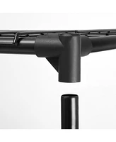 3-Shelf Wire Rack with Cover: Heavy-Duty Storage Solution for Home and Business