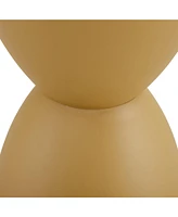 Price stool musturd plastic stylish yellow side table