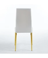Chair Set of 4, Gold