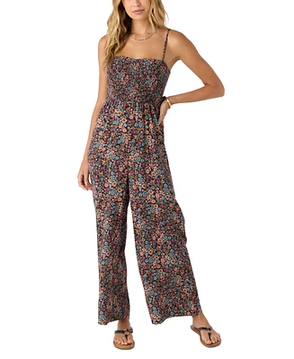 O'Neill Juniors' Kaylane Smocked Jumpsuit