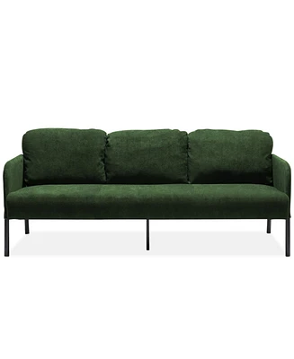 Modern 3-Seater Polyester Sofa: Comfy & Space-Saving