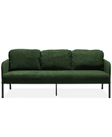 Modern 3-Seater Polyester Sofa: Comfy & Space-Saving