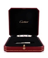 Pre-Owned Cartier Love 10 Stone Bracelet 18K White Gold with Aquamarine, Sapphire, Spinel and Amethyst