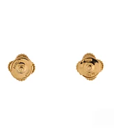Pre-Owned Van Cleef & Arpels Sweet Alhambra Stud Earrings 18K Gold and Mother of Pearl