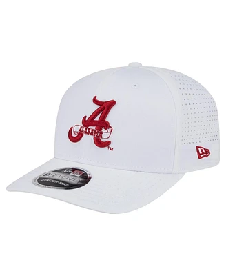 New Era Men's White Alabama Crimson Tide Perform Vault 9SEVENTY Stretch-Snap Hat