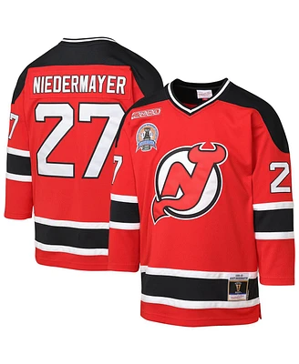 Mitchell & Ness Big Boys and Girls Scott Niedermayer Red New Jersey Devils 1999/00 Blue Line Player