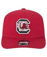New Era Men's Garnet South Carolina Gamecocks Primary 9SEVENTY Trucker Stretch-Snap Hat