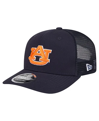 New Era Men's Navy Auburn Tigers Primary 9SEVENTY Trucker Stretch-Snap Hat
