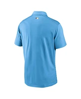 Nike Men's Light Blue Milwaukee Brewers Authentic Collection City Connect Victory Performance Polo Shirt