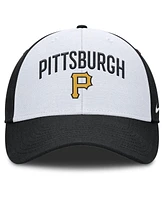 Nike Men's White/Black Pittsburgh Pirates Club Performance Adjustable Hat