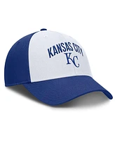 Nike Men's White/Royal Kansas City Royals Club Performance Adjustable Hat
