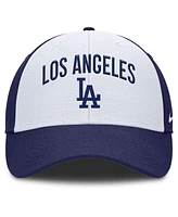 Nike Men's White/Royal Los Angeles Dodgers Club Performance Adjustable Hat