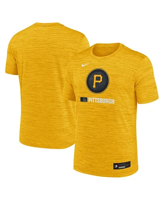 Nike Men's Gold Pittsburgh Pirates 2025 City Connect Authentic Collection Velocity Performance T-Shirt