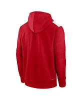 Nike Men's Red Los Angeles Angels Authentic Collection City Connect Therma Pullover Hoodie