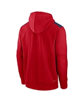 Nike Men's Red St. Louis Cardinals Authentic Collection City Connect Therma Pullover Hoodie
