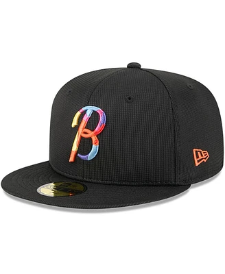 New Era Men's Black Baltimore Orioles City Connect Batting Practice 59FIFTY Fitted Hat