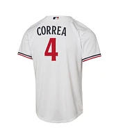 Nike Big Boys and Girls Carlos Correa White Minnesota Twins Home Replica Player Jersey