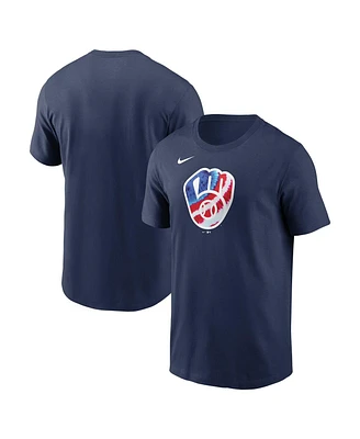 Nike Men's Navy Milwaukee Brewers Americana T-Shirt