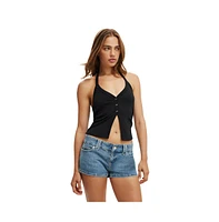 Cotton On Women's Micro Low Denim Short