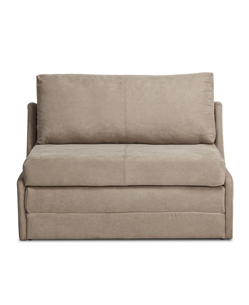 Gold Sparrow 43.5" Polyester Avery Fremont Convertible Loveseat Sleeper, Created for Macy's