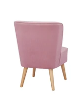 Gold Sparrow 21.75" Polyester Finch Accent Chair, Created for Macy's
