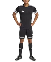 adidas Men's Regular-Fit Squad 25 Logo Shorts