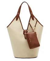 Anne Klein Color-Block Angular Large Hobo Bag