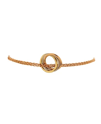 Pre-Owned Cartier Trinity Chain Bracelet 18K Tricolor Gold