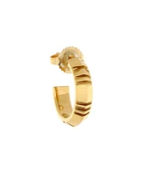 Pre-Owned Tiffany & Co. Small Atlas X Hoop Earrings 18K Gold
