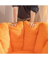Giant Faux Fur Bean Bag Chair with Filler for Kids and Adults