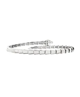 Pre-Owned Bvlgari Small Serpenti Viper Bracelet 18K White Gold