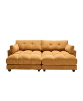 Sleeper Sofa Couch Bed,Oversized Chaise Lounge Chair Cozy Cloud Couch