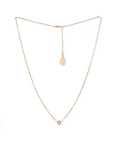 Pre-Owned Cartier Cartier D'Amour 1 Pink Sapphire Necklace 18K Rose Gold