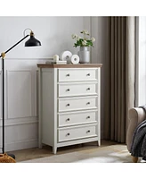 Modern 5-Drawer Dresser: Storage and Style
