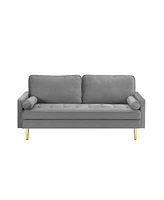 Velvet Sofa 65 inch