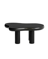 Black Cloud Coffee Table, Modern Minimalist Tea Table (39.4")