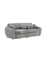 84" Corduroy Sofa Couch