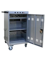 Mobile Charging Cart and Cabinet for Tablets Laptops 35-Device