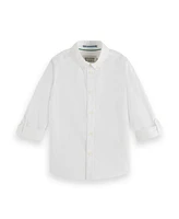 Scotch & Soda Little and Big Boys Occasional Dobby Long Sleeved Shirt