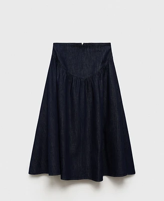 Mango Women's Flared Denim Skirts