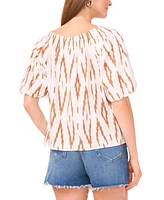 Vince Camuto Women's Square-Neck Puff-Sleeve Blouse