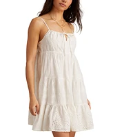Lucky Brand Women's Cotton Patchwork Mix Mini Dress