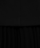 Mango Women's Combined Fabric A-Line Dress