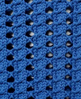 Mango Women's Short-Sleeved Crochet Sweater