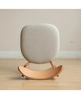 Solid Oak Dining Chair, North American, Fas Grade, Natural Wood, Dirt-Free, Simple, Elegant Style