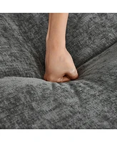 Chenille fabric with double lounge chair combination sofa