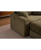 Comfy Sleeper Chair with Ottoman