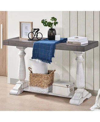 Sofa Tabe 30inch height pedestal table leg Farmhouse Design Retro Design Living room