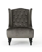 Cozy Club Chair Button-Tufted Elegance for Comfort and Style